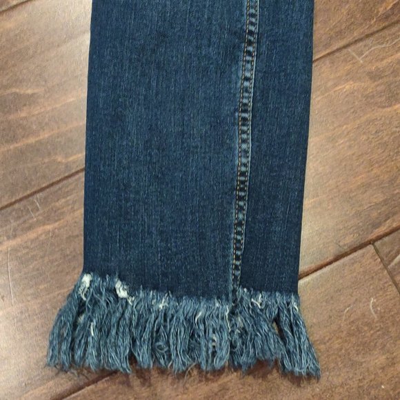 We The Free Skinny Frayed Ankle Distressed Jeans SIZE 29 - Picture 4 of 6